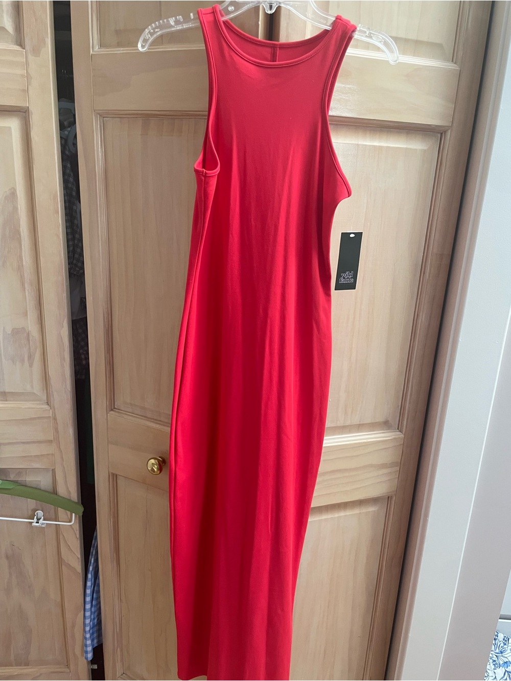 wild fable Red Sleeveless Maxi Dress